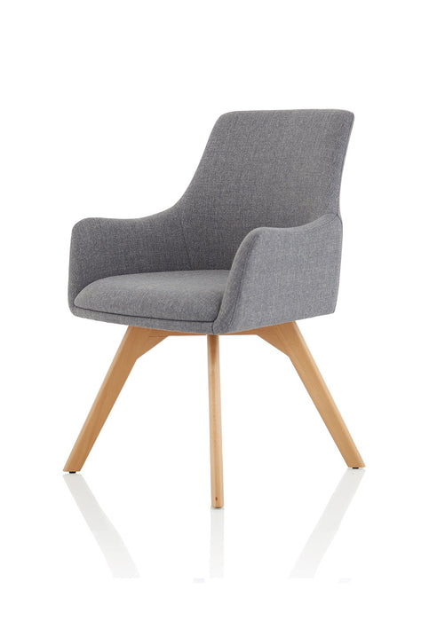 Carmen Wooden Leg Chair Visitor Dynamic Office Solutions 