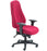Cheetah Fabric 24hr Heavy Duty Posture Chair 24HR & POSTURE > bad back chair > 24 hr chair > call centre chair TC Group Ruby Self Assembly (Next Day) 