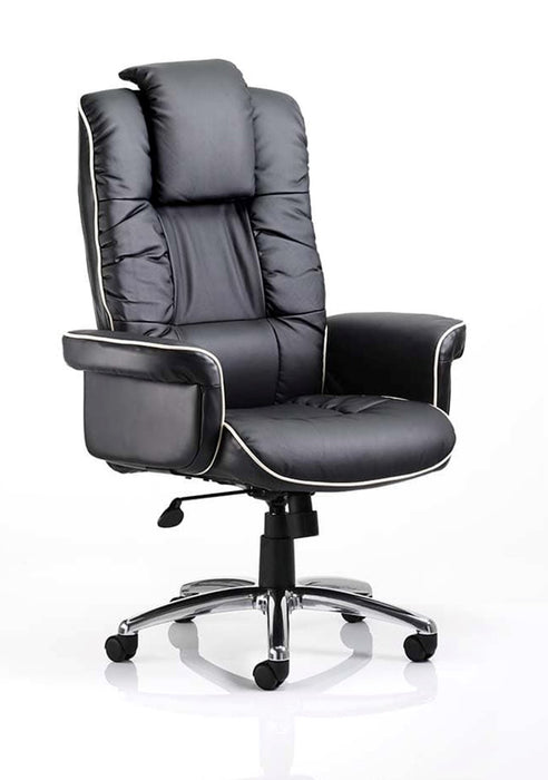 Chelsea Leather Executive Chair Executive Dynamic Office Solutions Black Leather 