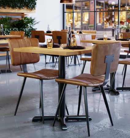 Chicago Cast Iron Table Base to suit 60cm top Café Furniture zaptrading 