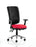 Chiro High Back Operator Chair Task and Operator Dynamic Office Solutions Bespoke Bergamot Cherry With Arms Black