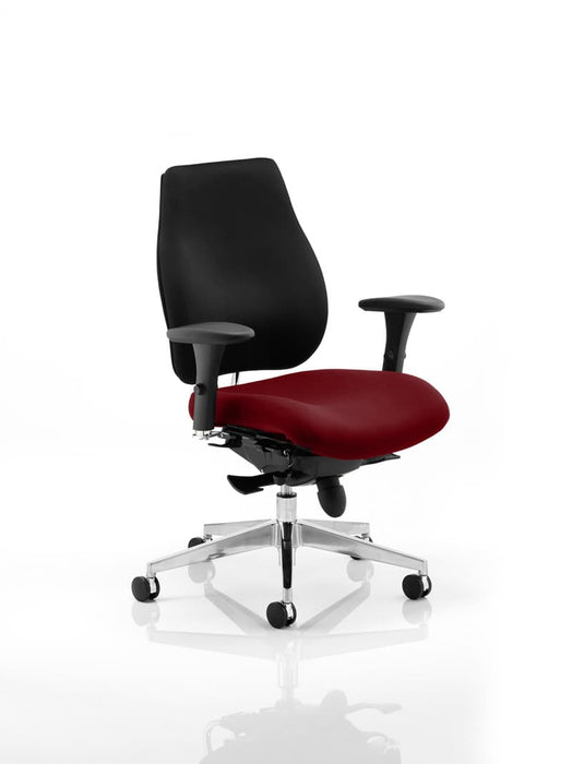 Chiro Plus Posture Chair Bespoke Posture Dynamic Office Solutions Bespoke Ginseng Chilli Black 