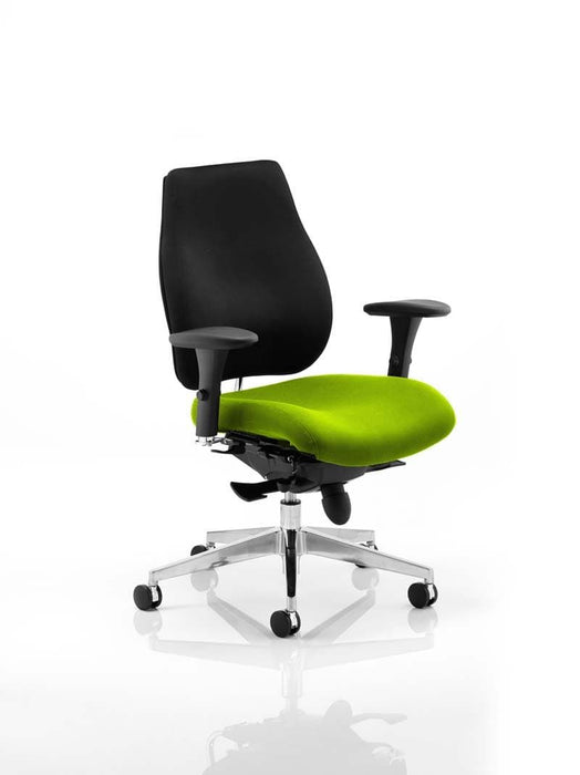 Chiro Plus Posture Chair Bespoke Posture Dynamic Office Solutions Bespoke Myrrh Green Black 