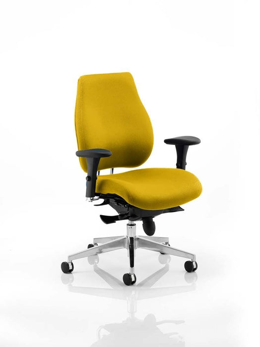 Chiro Plus Posture Chair Bespoke Posture Dynamic Office Solutions Bespoke Senna Yellow Matching Bespoke Colour 