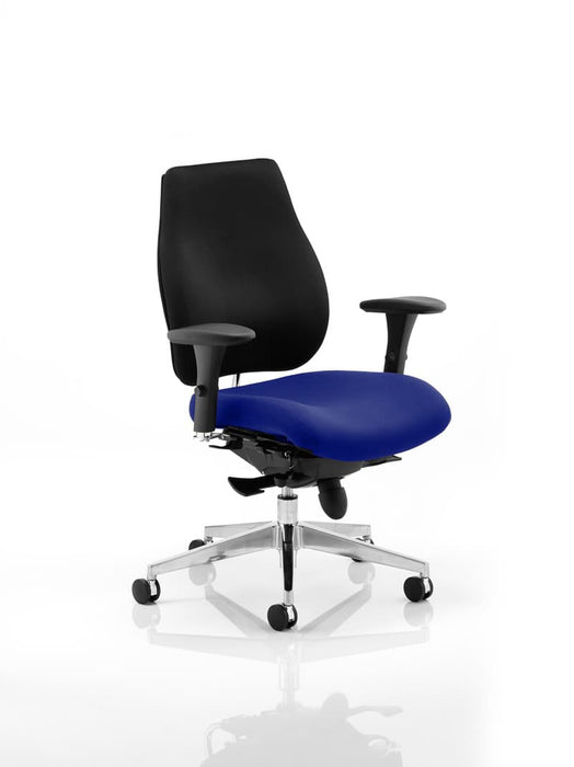 Chiro Plus Posture Chair Bespoke Posture Dynamic Office Solutions Bespoke Stevia Blue Black 
