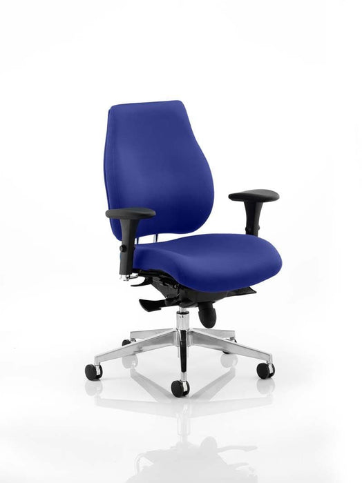 Chiro Plus Posture Chair Bespoke Posture Dynamic Office Solutions Bespoke Stevia Blue Matching Bespoke Colour 