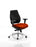 Chiro Plus Posture Chair Bespoke Posture Dynamic Office Solutions Bespoke Tabasco Orange Black 
