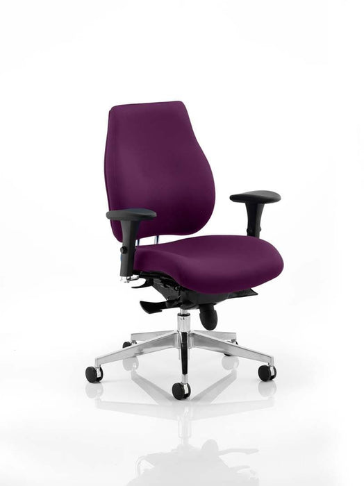 Chiro Plus Posture Chair Bespoke Posture Dynamic Office Solutions Bespoke Tansy Purple Matching Bespoke Colour 