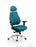 Chiro Plus Ultimate Bespoke With Headrest Posture Dynamic Office Solutions Bespoke Maringa Teal Matching Bespoke Colour 