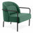 Circa Fabric Armchair SOFT SEATING & RECEP Workstories Dark Green Black 