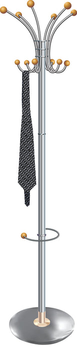 City Coat Stand Coat Stands Dynamic Office Solutions Silver 