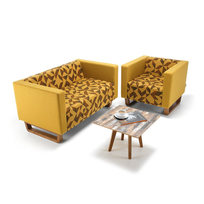 Cleo Sled Base Armchair SOFT SEATING Social Spaces 