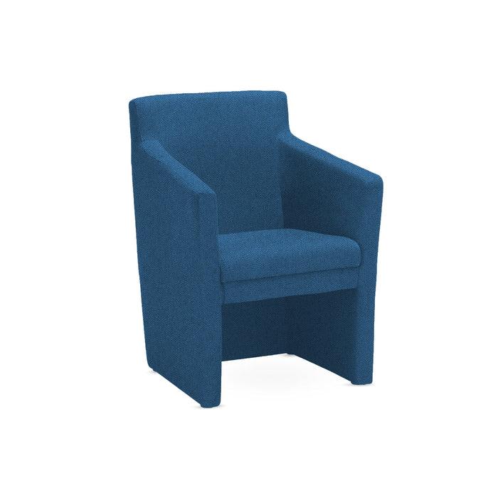 Club Upholstered Square Tub Chair SOFT SEATING & RECEP Nowy Styl Blue CSE15 No 