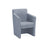 Club Upholstered Square Tub Chair SOFT SEATING & RECEP Nowy Styl Blue Grey CSE39 No 