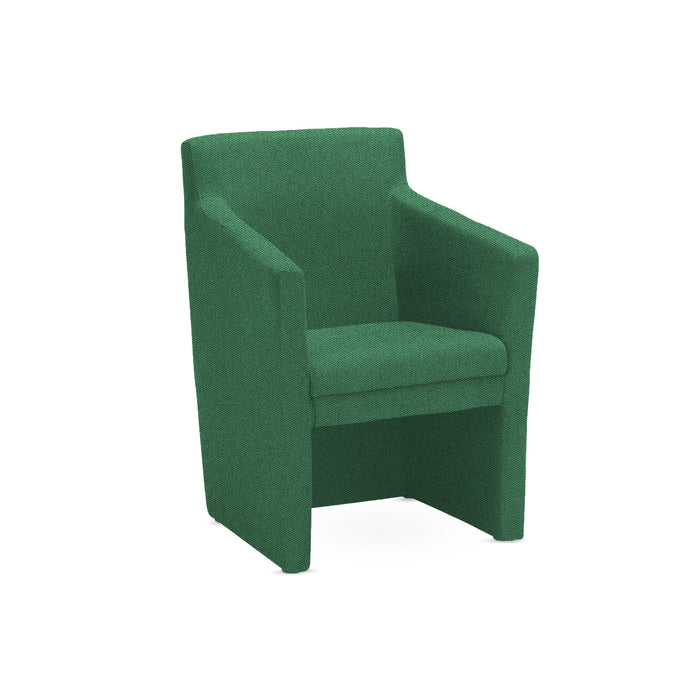 Club Upholstered Square Tub Chair SOFT SEATING & RECEP Nowy Styl Dark Green CSE35 No 