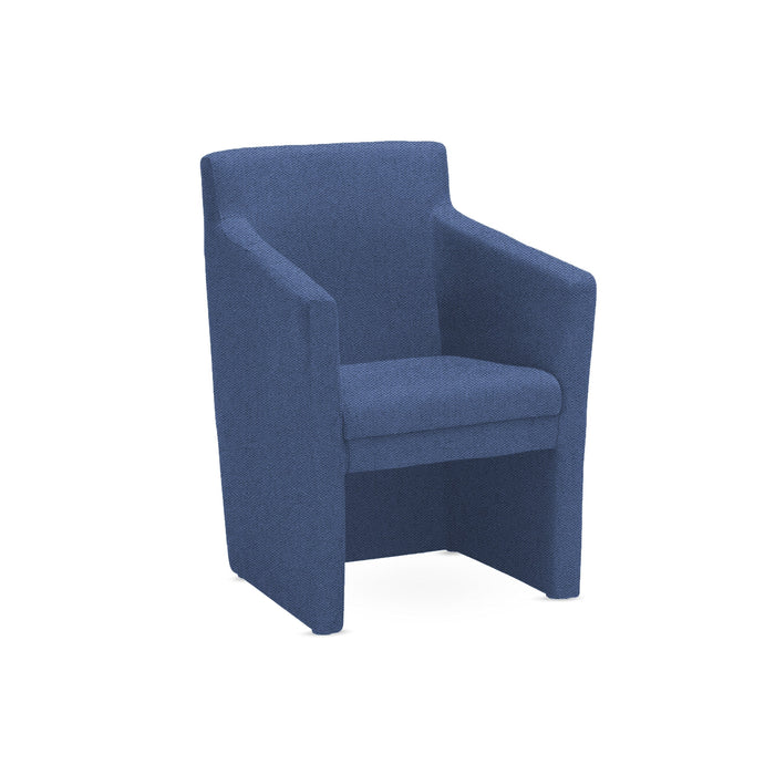 Club Upholstered Square Tub Chair SOFT SEATING & RECEP Nowy Styl Dusky Blue CSE42 No 