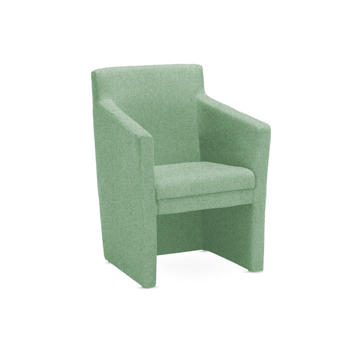 Club Upholstered Square Tub Chair SOFT SEATING & RECEP Nowy Styl Mint Green CSE36 No 