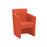 Club Upholstered Square Tub Chair SOFT SEATING & RECEP Nowy Styl Orange CSE29 No 
