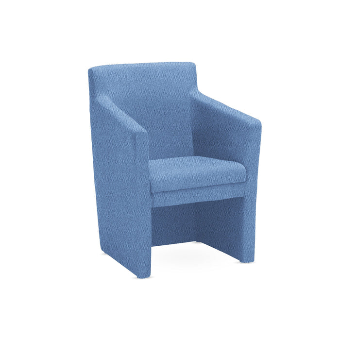 Club Upholstered Square Tub Chair SOFT SEATING & RECEP Nowy Styl Pale Blue CSE08 No 