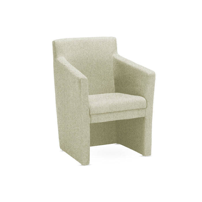 Club Upholstered Square Tub Chair SOFT SEATING & RECEP Nowy Styl Pale Green CSE33 No 