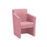 Club Upholstered Square Tub Chair SOFT SEATING & RECEP Nowy Styl Pink CSE24 No 