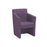 Club Upholstered Square Tub Chair SOFT SEATING & RECEP Nowy Styl Purple CSE09 No 