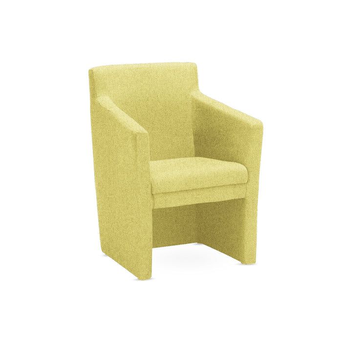 Club Upholstered Square Tub Chair SOFT SEATING & RECEP Nowy Styl Yellow CSE03 No 