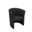 Club Upholstered Tub Chair SOFT SEATING & RECEP Nowy Styl Black CSE14 