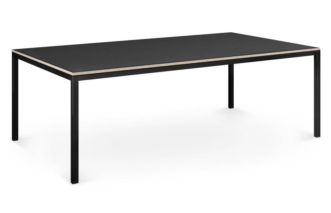 Co Stories Nero Bench BENCH DESKS Workstories 4 Person 1780mm None
