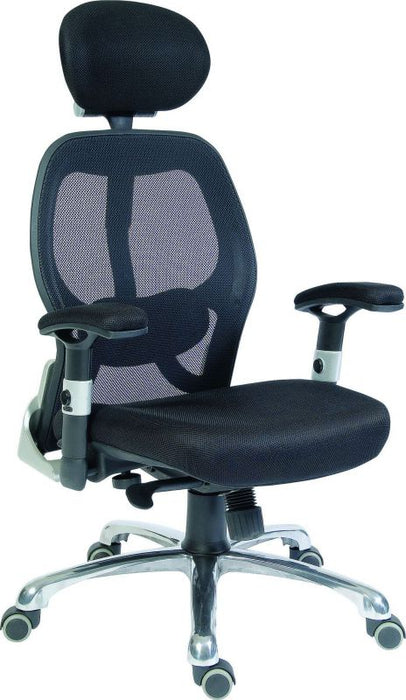 Cobham Mesh Back Desk Chair Mesh Office Chairs Teknik Black 