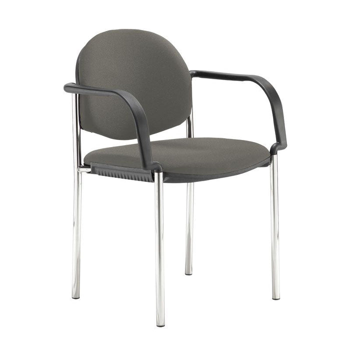 Coda multi purpose stackable conference chair with fixed arms Seating Dams 