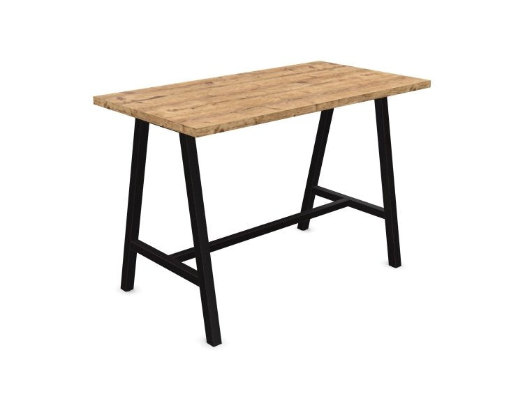 Cohesion High Meeting Table Meeting Table Buronomic 1400mm x 800mm Black Timber