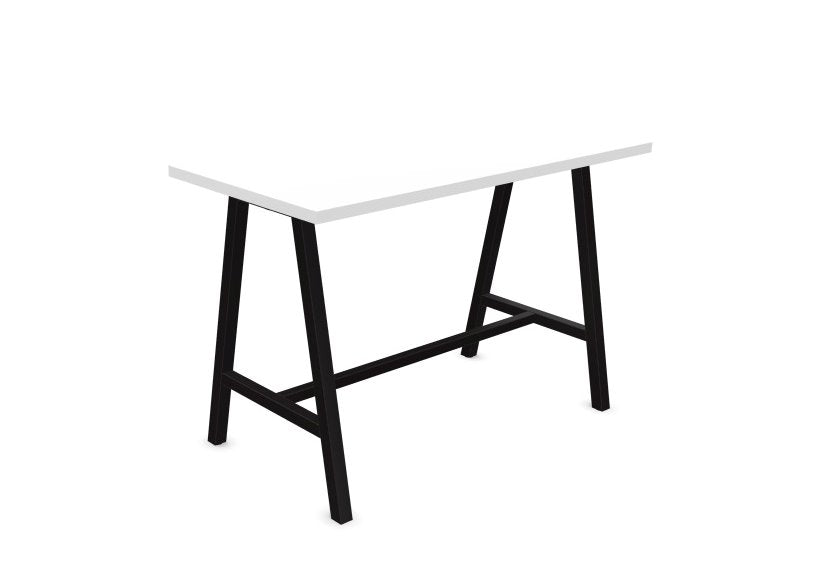 Cohesion High Meeting Table Meeting Table Buronomic 1400mm x 800mm Black White