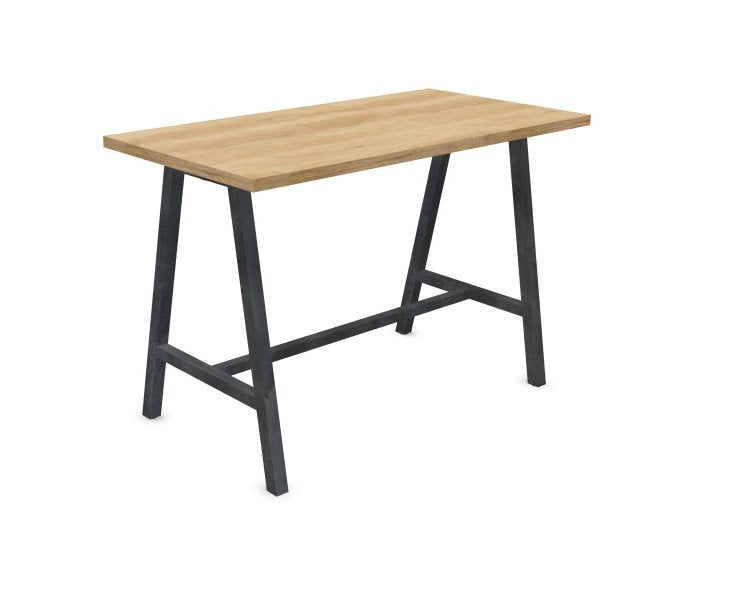 Cohesion High Meeting Table Meeting Table Buronomic 1400mm x 800mm Raw Treated Nebraska Oak