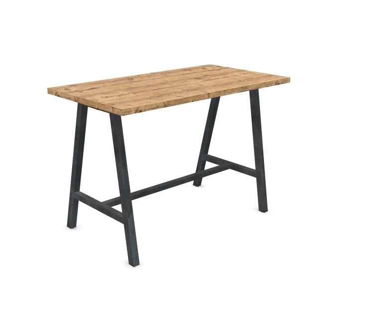 Cohesion High Meeting Table Meeting Table Buronomic 1400mm x 800mm Raw Treated Timber