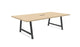 Cohesion Table with Cable Management Desking Buronomic D 100 / L 200 Raw Treated Bleached Oak