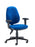 Concept High Back Operator Chair OPERATOR TC Group Blue Adjustable Arms Self Assembly (Next Day)