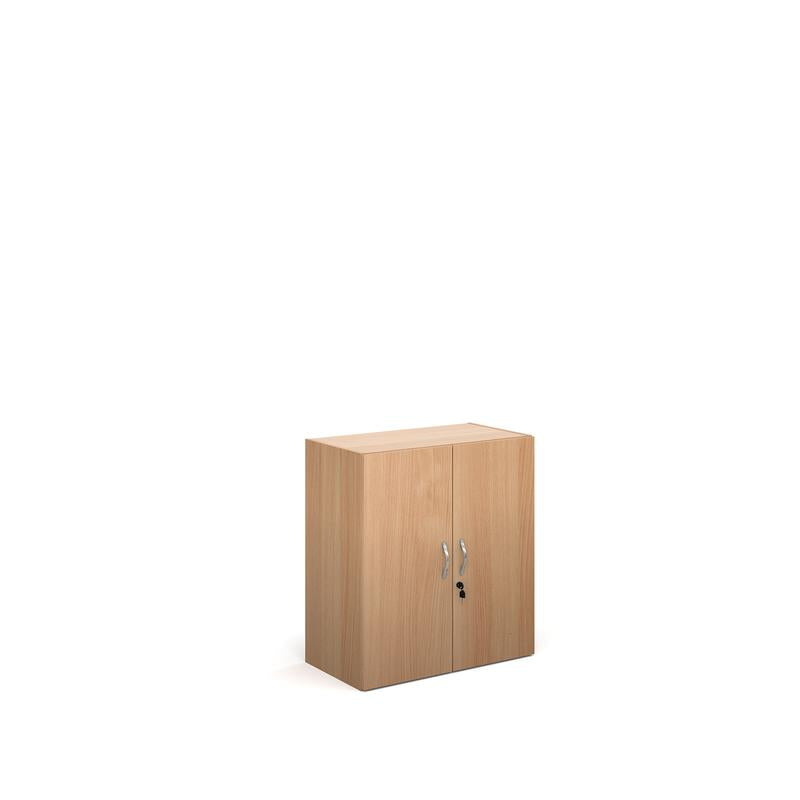 Contract double door cupboard 830mm high with 1 shelf
