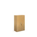 Contract double door office cupboard 1230mm high with 2 shelves Wooden Storage Dams 