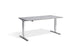 Cromo Polished Finish Height Adjustable Desk - 700mm Wide Desking Lavoro 1200 x 700mm Concrete 