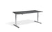 Cromo Polished Finish Height Adjustable Desk - 700mm Wide Desking Lavoro 1200 x 700mm Graphite 