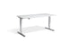 Cromo Polished Finish Height Adjustable Desk - 700mm Wide Desking Lavoro 1200 x 700mm Grey 