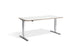 Cromo Polished Finish Height Adjustable Desk - 700mm Wide Desking Lavoro 1200 x 700mm White / Ply Edge 