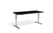 Cromo Polished Finish Height Adjustable Desk - 800mm Wide Desking Lavoro 1200 x 800mm Black 