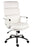 Deco Faux Leather Executive Office Chair Office Chairs Teknik White 