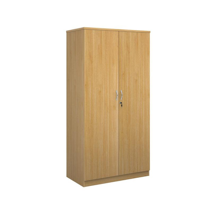 Deluxe double door office cupboard 2000mm high with 4 shelves Wooden Storage Dams 