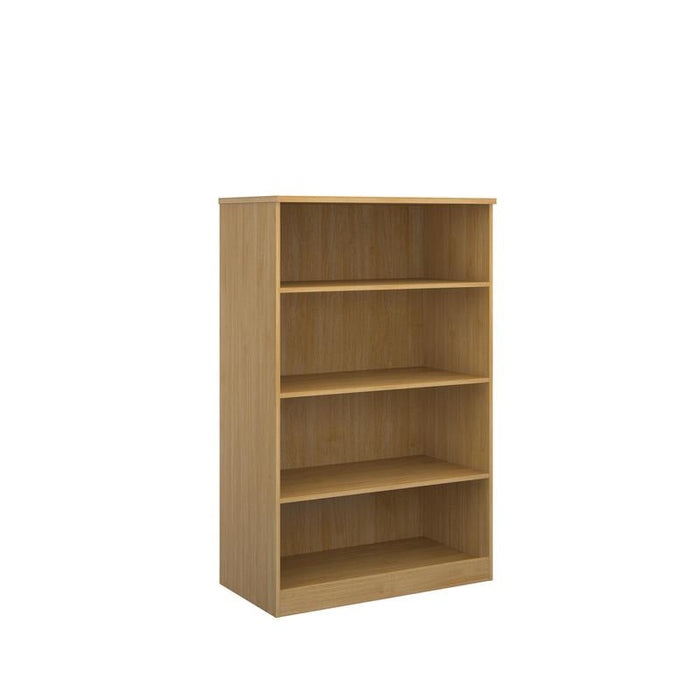 Deluxe Office bookcase 1600mm high with 3 shelves Wooden Storage Dams 