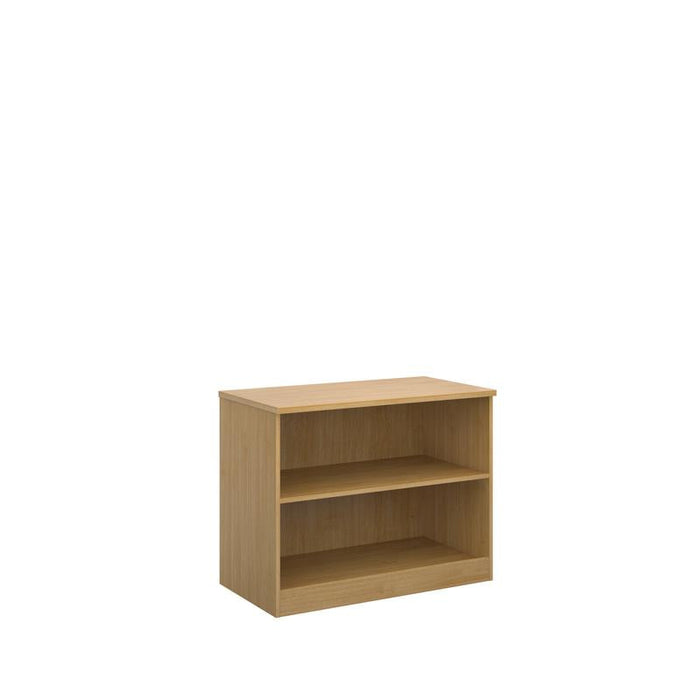 Deluxe Office bookcase 800mm high with 1 shelf Wooden Storage Dams 