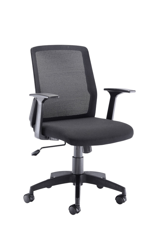 Denali Mid Back Mesh Office Chair Mesh Office Chairs TC Group Black 