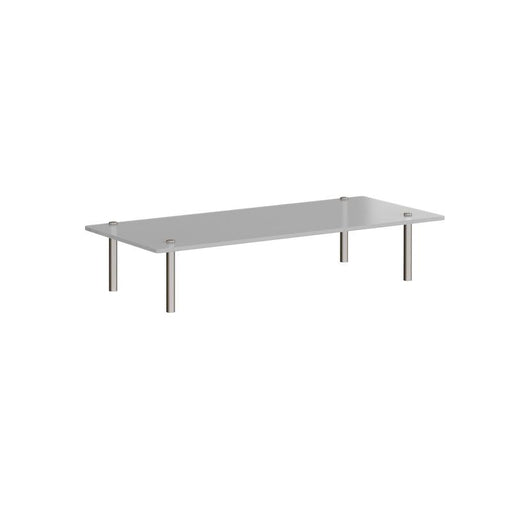 Denver reception glass shelf 800mm straight Reception Desks Dams 